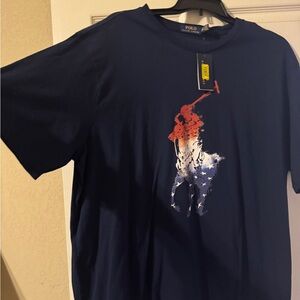 Ralph Lauren Navy Blue tee size 2XLT